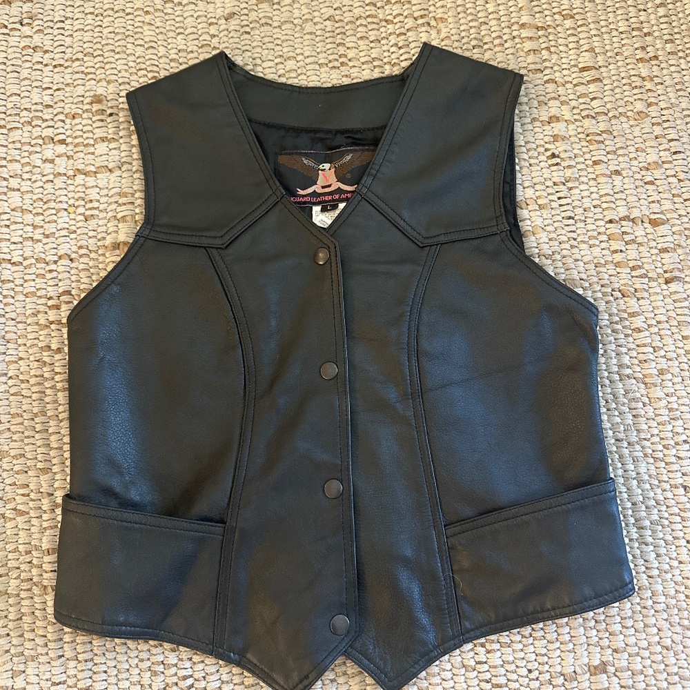Vanguard Leather of America Vintage Leather Vest